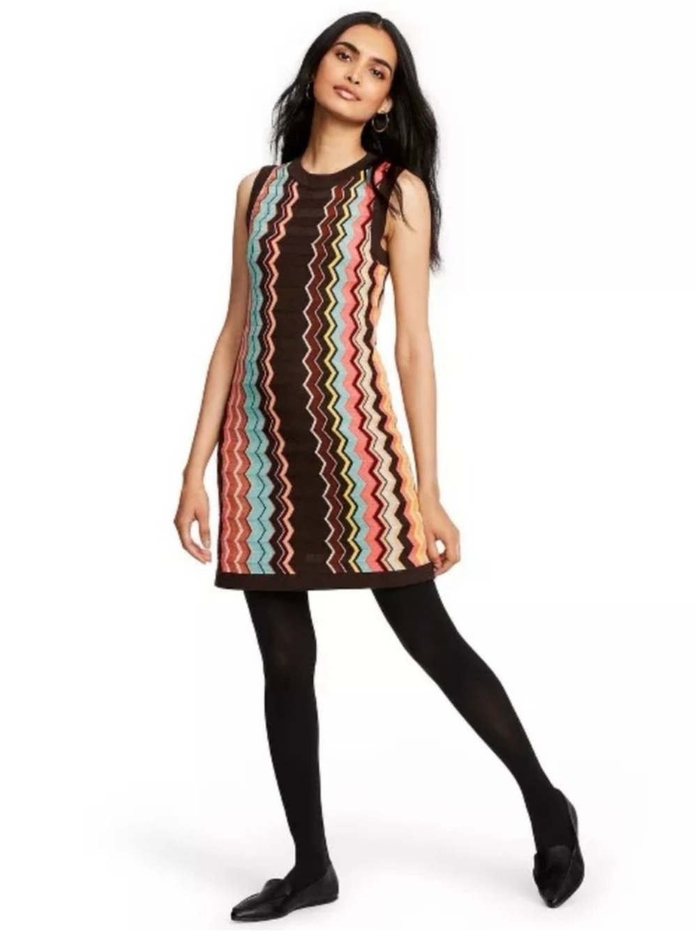 Missoni for Target Zigzag Knit Mini Dress Multicolor Size M